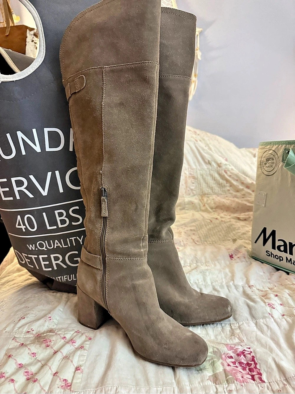 Franco Sarto Over-the-Knee Boots Brown US Size 8.5